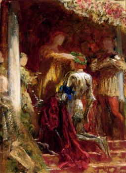弗蘭尅 伯納德 狄尅西 Victory A Knight Being Crowned With A Laurel Wreath 弗蘭尅 伯納德 狄尅西 Victory A Knight Being Crowned With A Laurel Wreath
